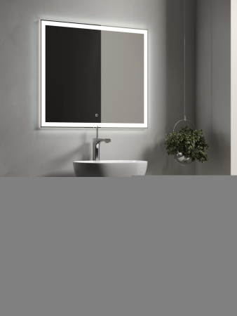 Столешница Sancos TT80A1X 80х50 накладная цвет черный